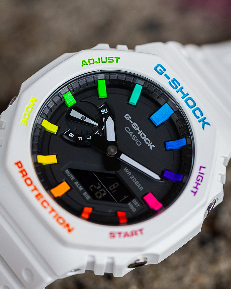 G-Shock CasiOak Snow Rainbow