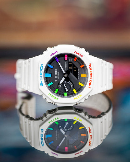 G-Shock CasiOak Snow Rainbow