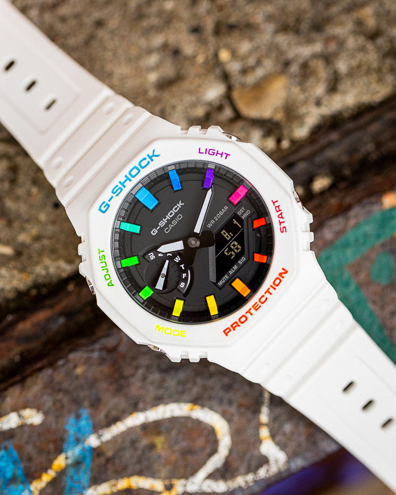 G-Shock CasiOak Snow Rainbow