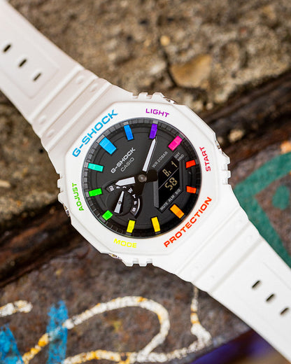 G-Shock CasiOak Snow Rainbow