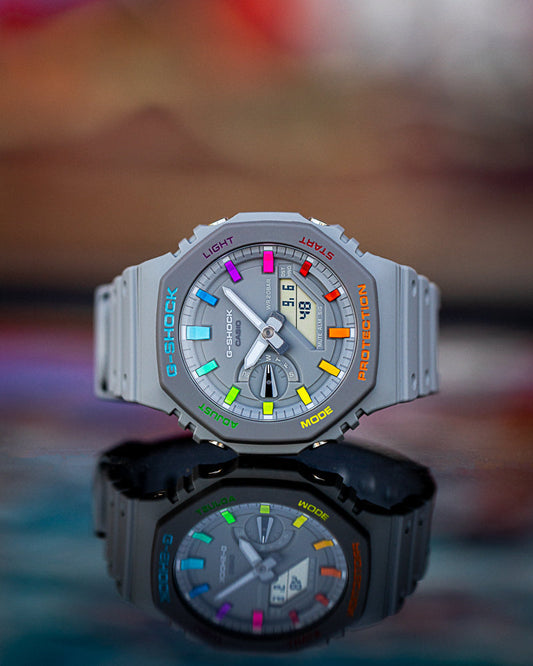 G-Shock CasiOak Urban Grey Rainbow