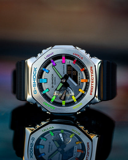 G-Shock CasiOak Steel Rainbow