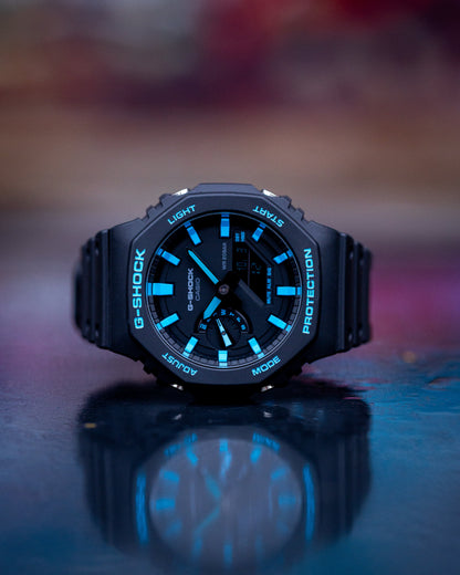 G-Shock CasiOak Black Miami Blue