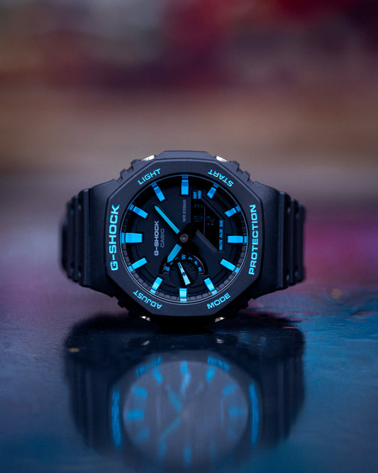 G-Shock CasiOak Black Miami Blue