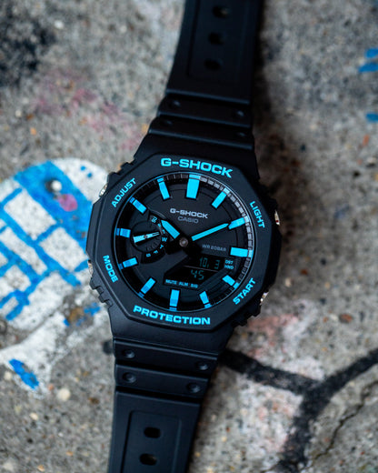 G-Shock CasiOak Black Miami Blue