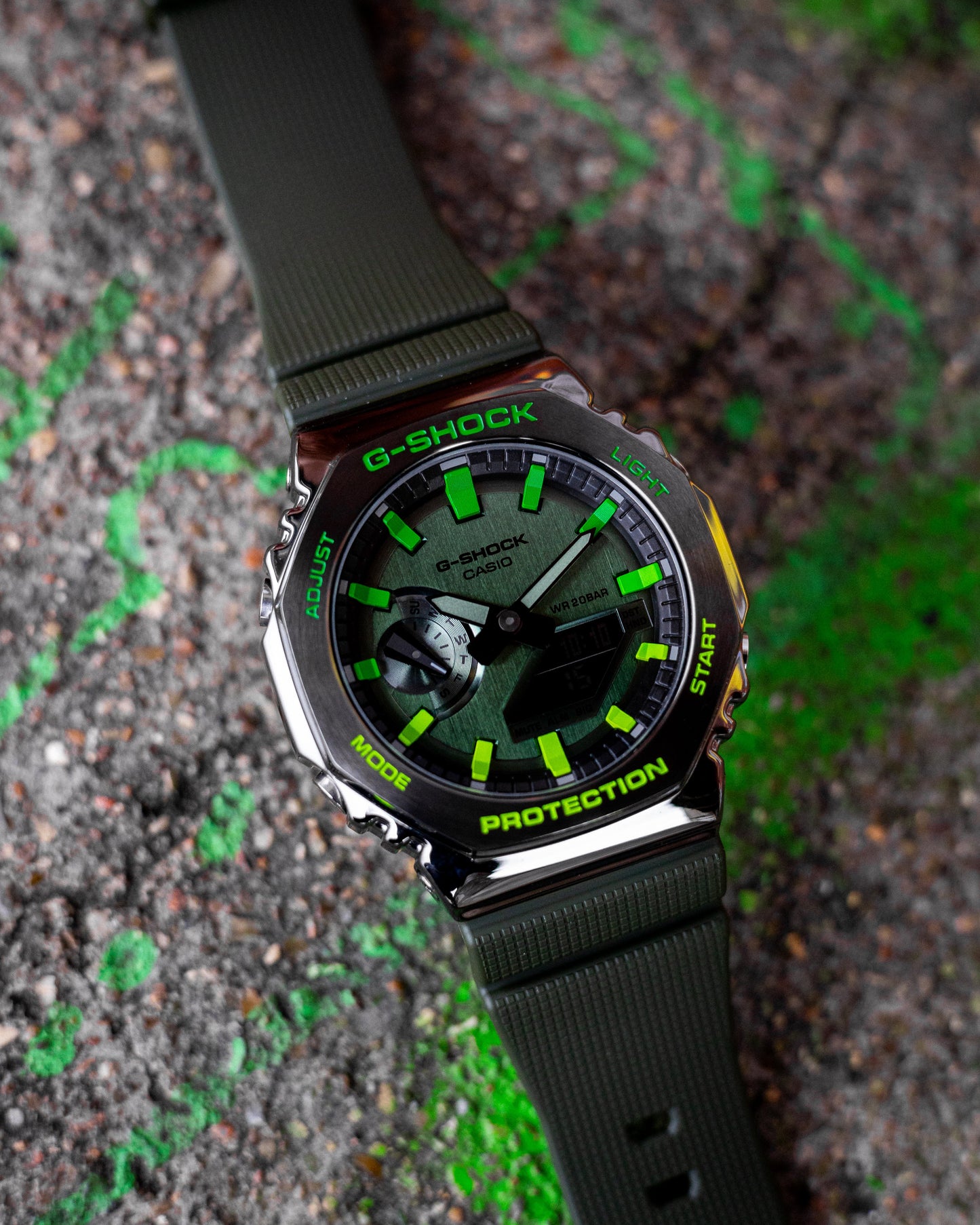 G-Shock CasiOak Metal Green Goblin