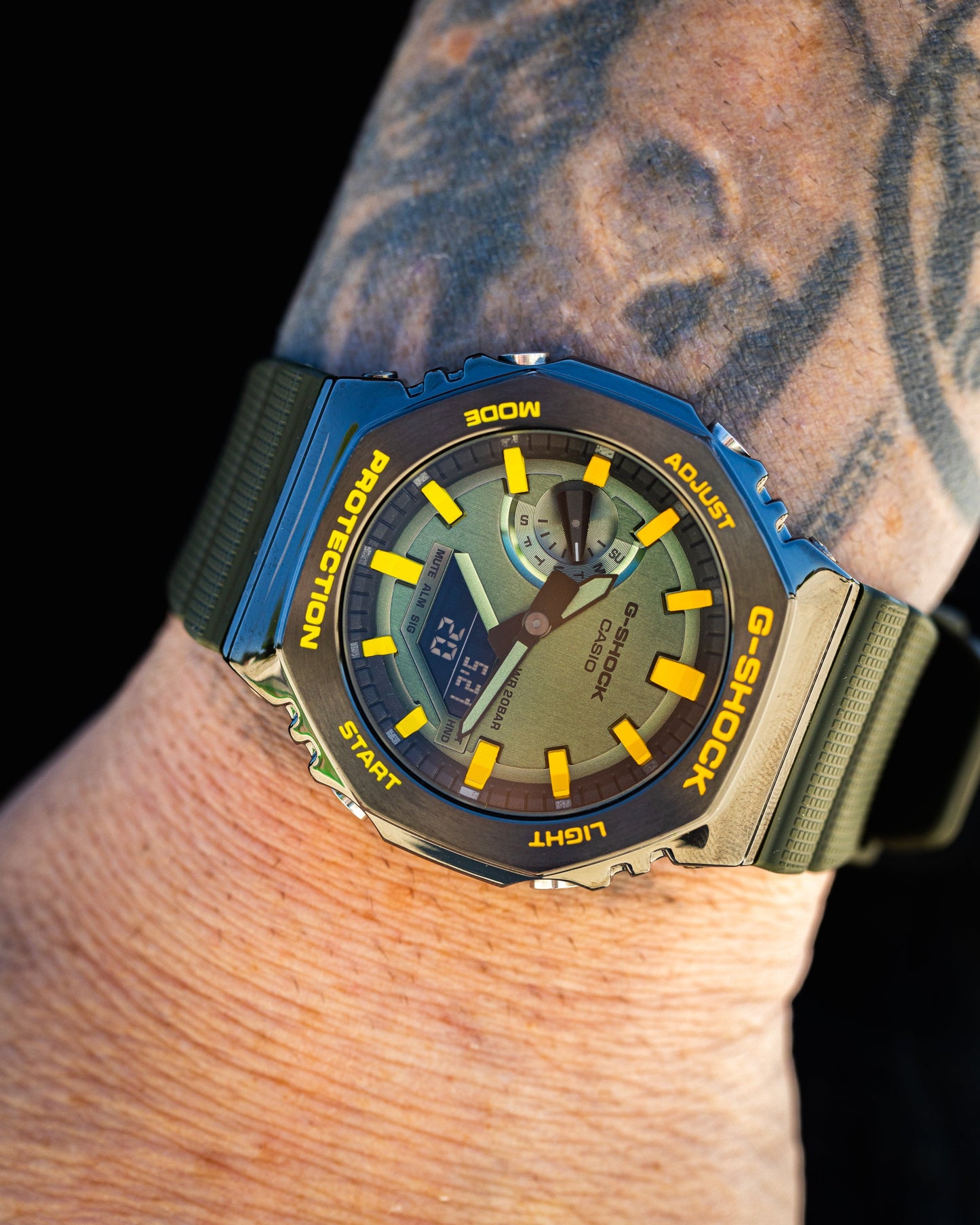G-Shock CasiOak Metal Sunflower
