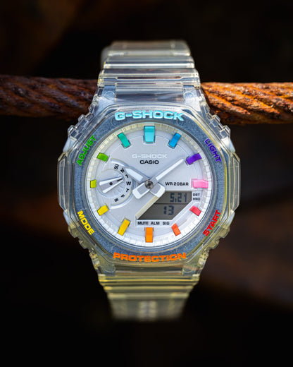 G-Shock CasiOak Mini JellyFish Rainbow