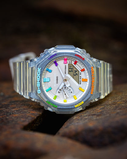 G-Shock CasiOak Mini JellyFish Rainbow