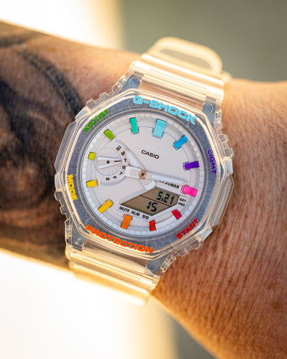 G-Shock CasiOak Mini JellyFish Rainbow