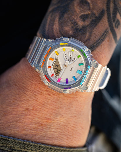 G-Shock CasiOak Mini JellyFish Rainbow