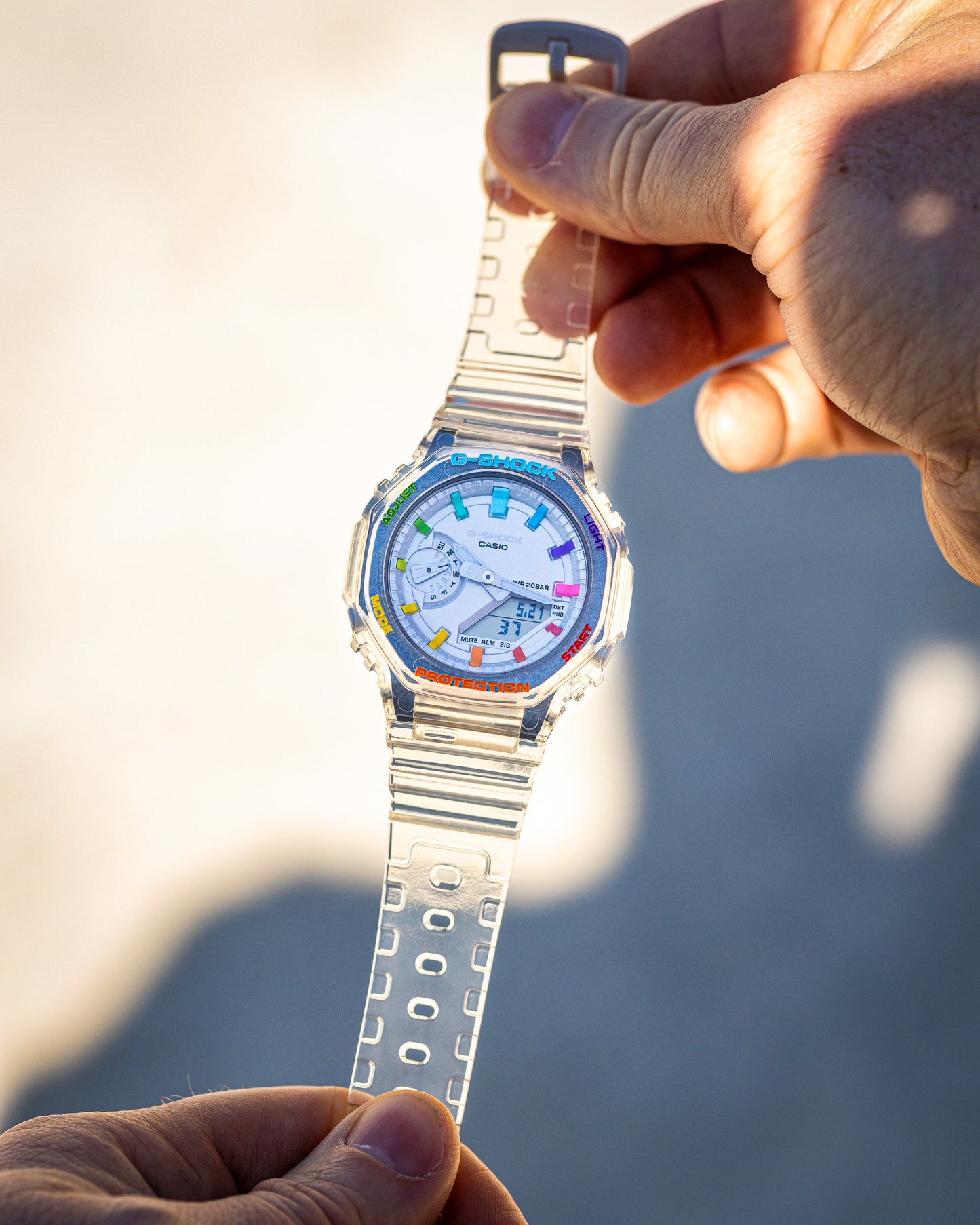 G-Shock CasiOak Mini JellyFish Rainbow
