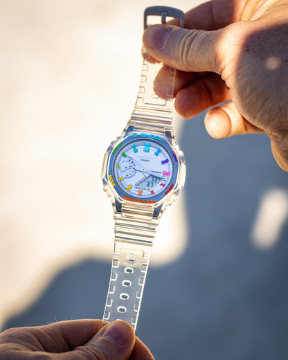 G-Shock CasiOak Mini JellyFish Rainbow